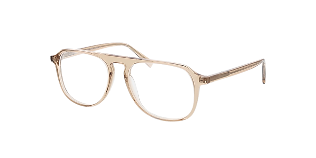 Berlin Kristal beige AcetaatEyeglass Frames van B24, Hoekweergave