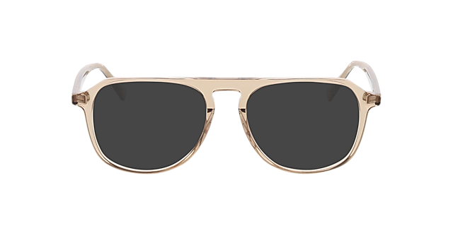 Berlin Kristal beige AcetaatEyeglass Frames van B24, met getinte lenzen