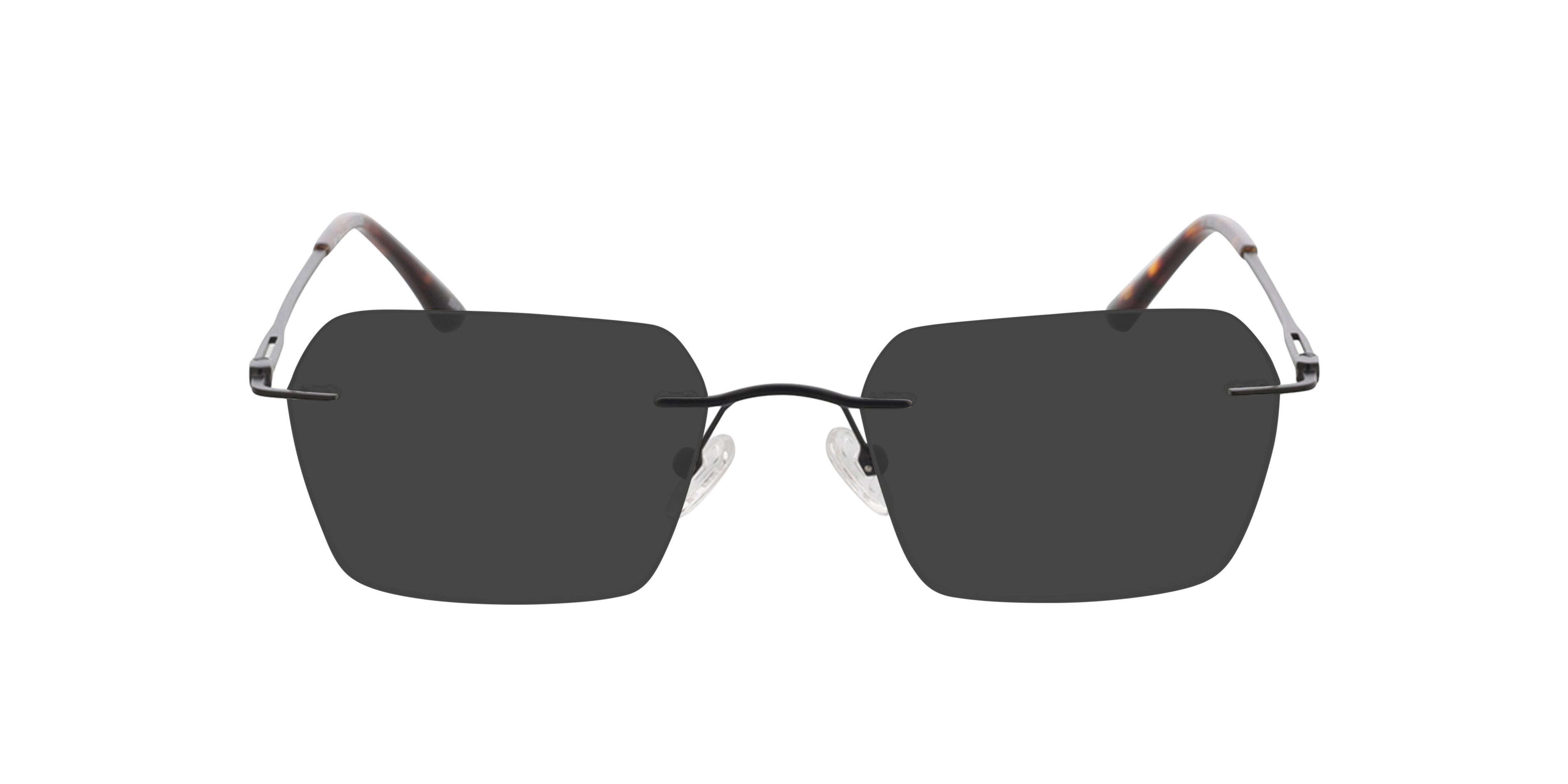 Wayne Matt Black  &  Havana MetallEyeglass Frames von B24, mit getönten Gläsern