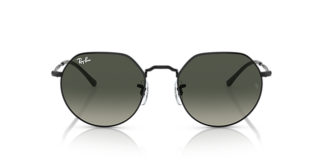 RB3565 Zwart MetaalSunglass Frames van B24, Vooraanzicht