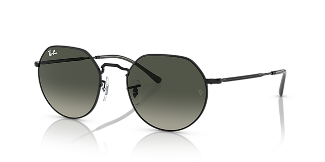 RB3565 Zwart MetaalSunglass Frames van B24, Hoekweergave