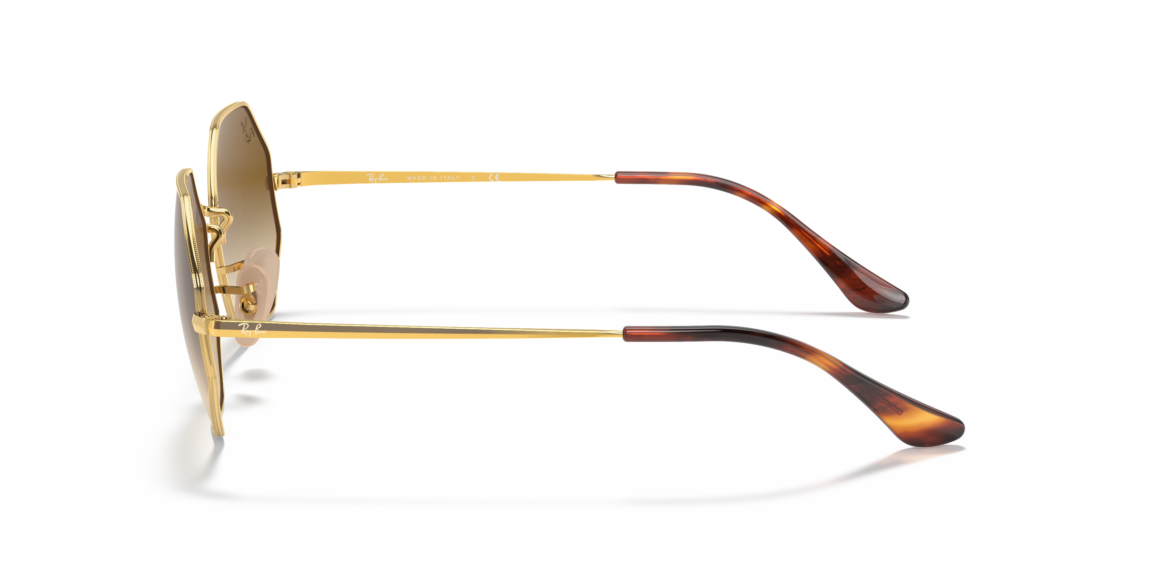 RB1972 Arista Gold MetallSunglass Frames von B24, Seitenansicht