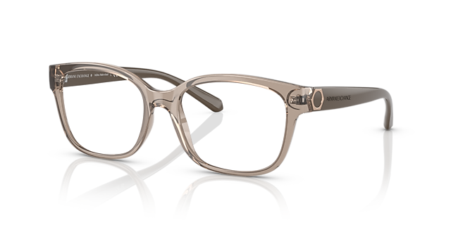 AX3098 Tundra glänzend transparent KunststoffEyeglass Frames von B24, Dreiviertelansicht