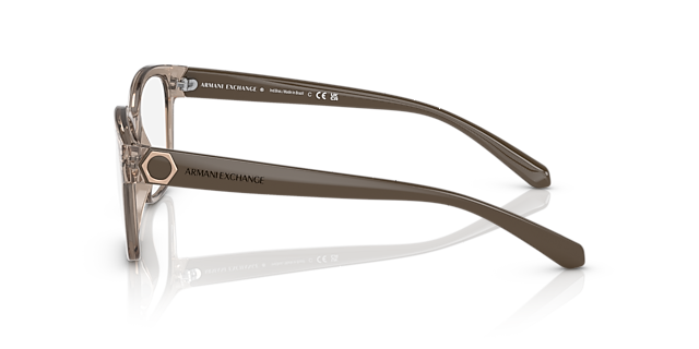 AX3098 Tundra glänzend transparent KunststoffEyeglass Frames von B24, Seitenansicht