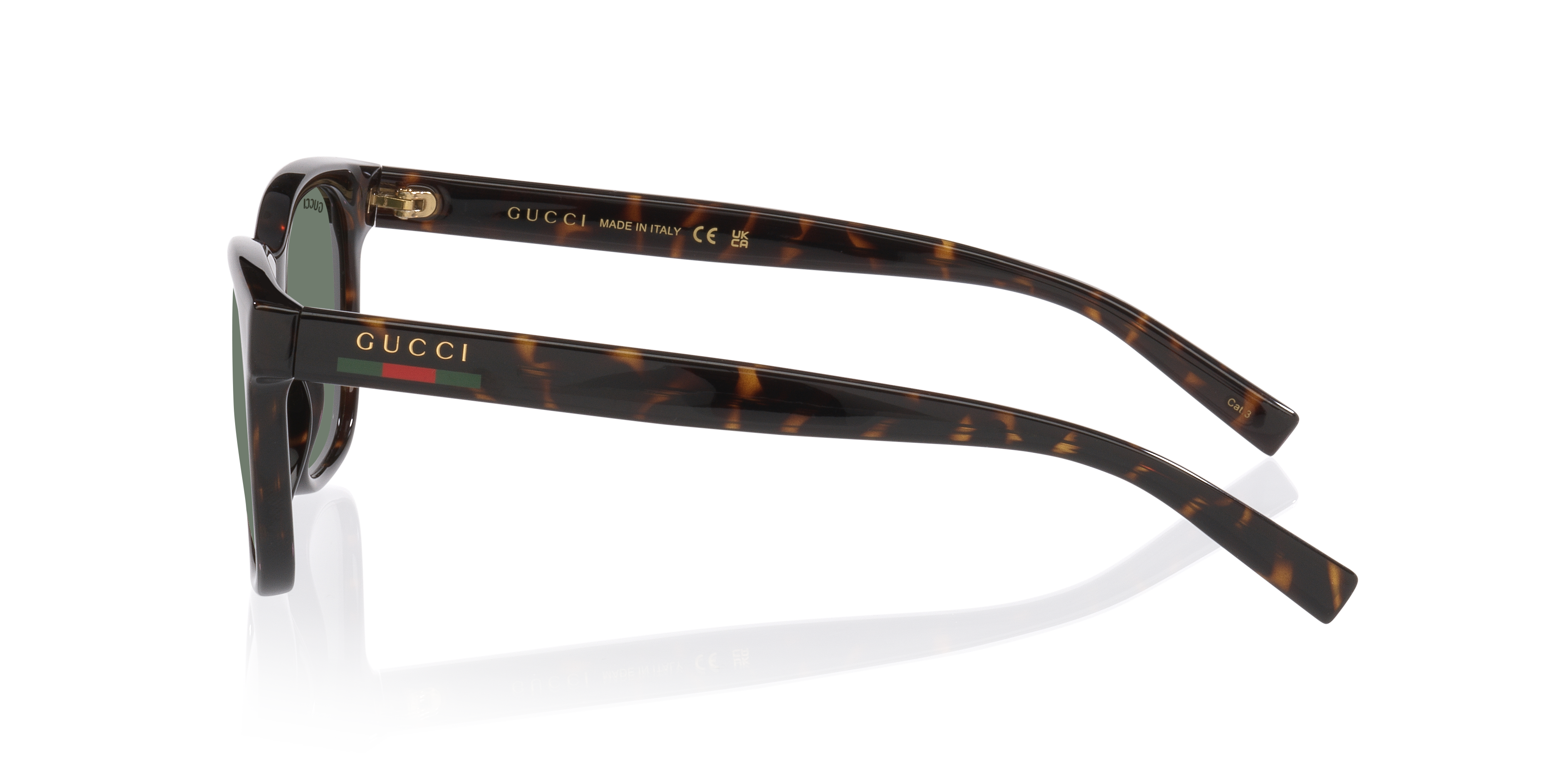 GG1985S Tortoise KunststofSunglass Frames van B24, Zijaanzicht