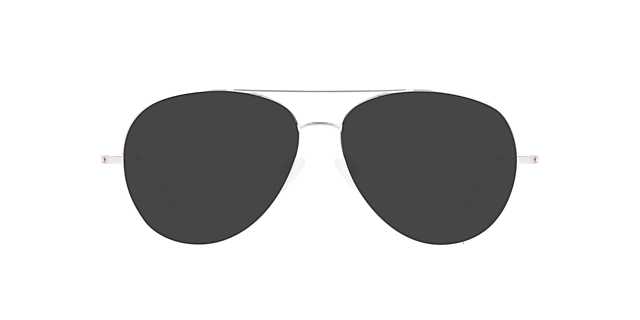 Maverick Platinum Silver Titanium TitaanEyeglass Frames van B24, met getinte lenzen