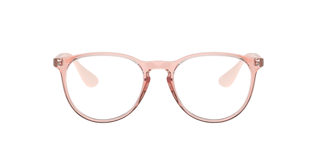 RB7046 Transparant Roze KunststofEyeglass Frames van B24, Vooraanzicht