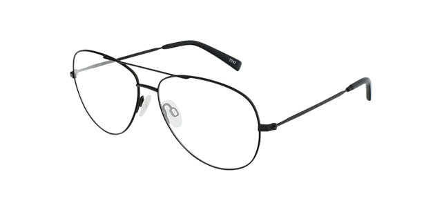 Maverick Black Titanium TitaanEyeglass Frames van B24, Hoekweergave