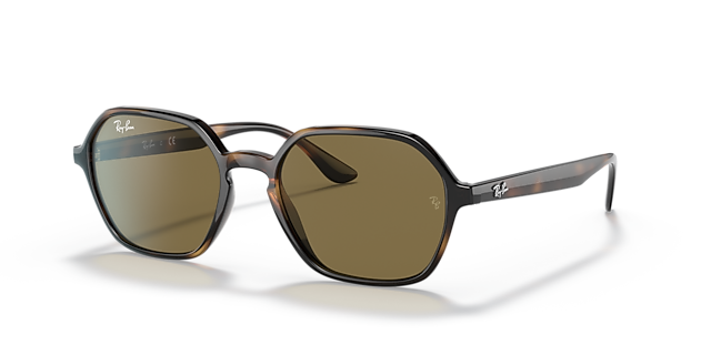 RB4361 Havana KunststoffSunglass Frames von B24, Dreiviertelansicht