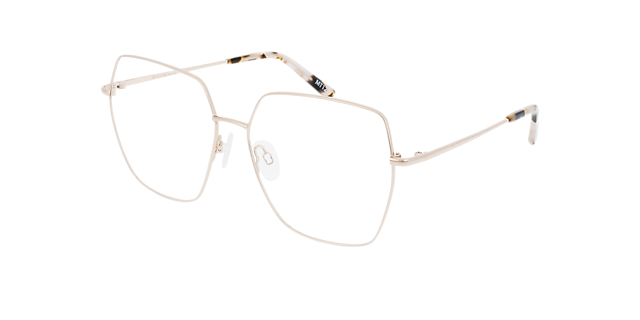 Vivien Rose Gold Metal MetallEyeglass Frames von B24, Dreiviertelansicht