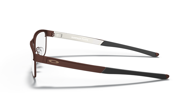 Surface Plate™ Satijnglans Corten TitaanEyeglass Frames van B24, Zijaanzicht