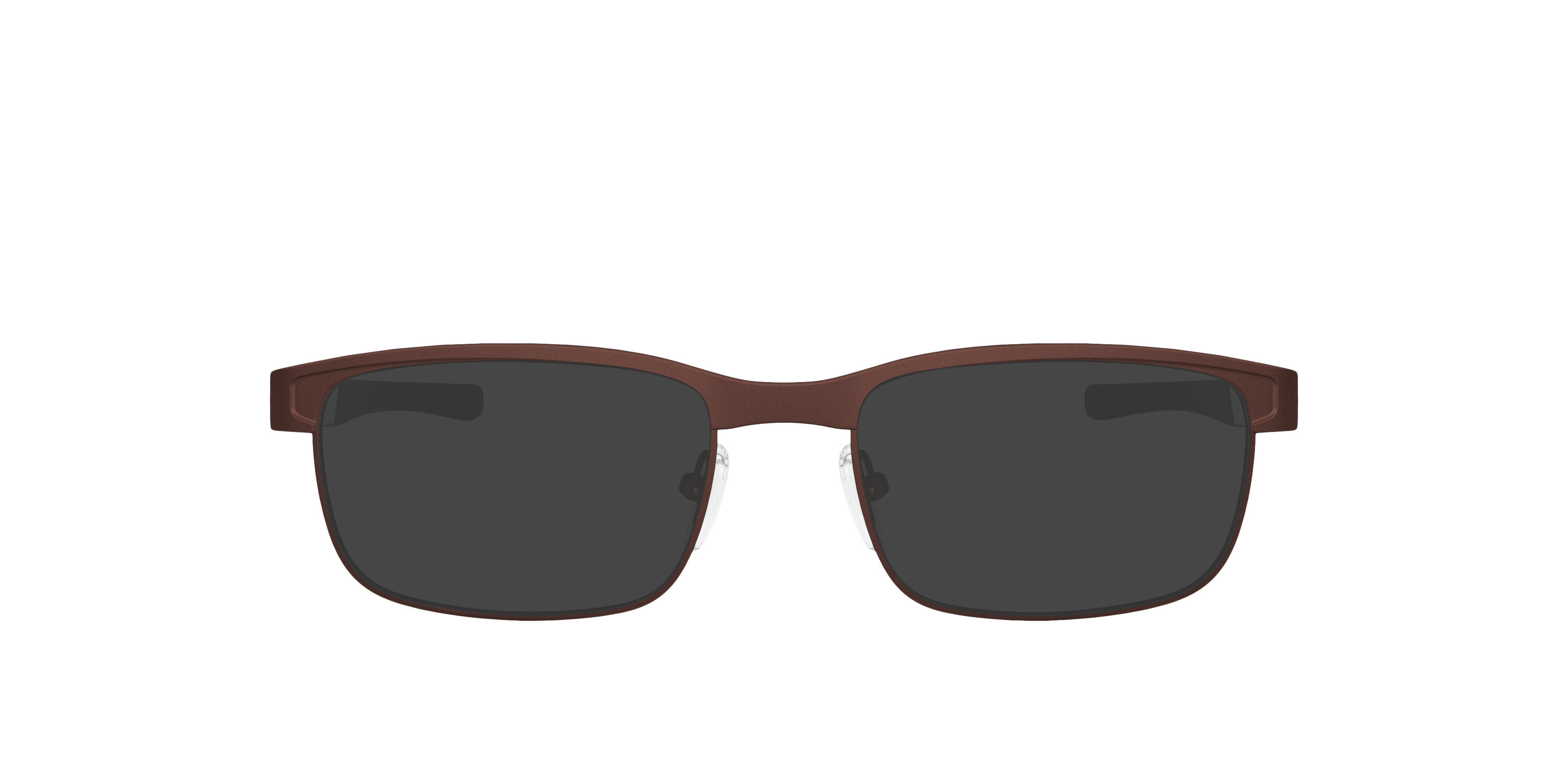 Surface Plate™ Satin Corten TitanEyeglass Frames von B24, mit getönten Gläsern