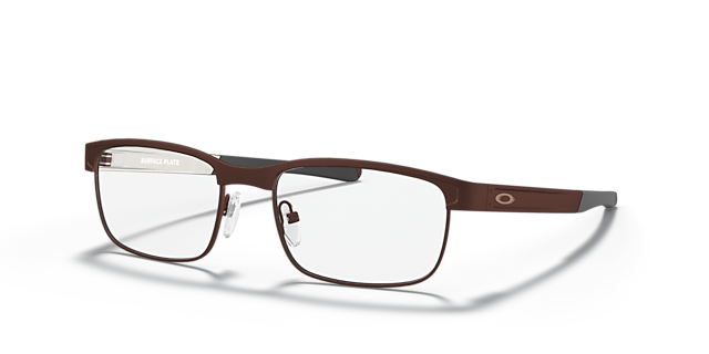 Surface Plate™ Satijnglans Corten TitaanEyeglass Frames van B24, Hoekweergave