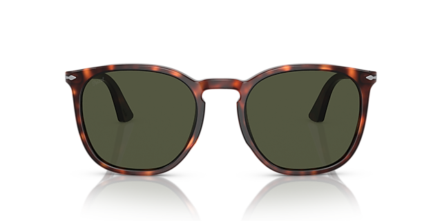 PO3316S Havana AcetaatSunglass Frames van B24, Vooraanzicht