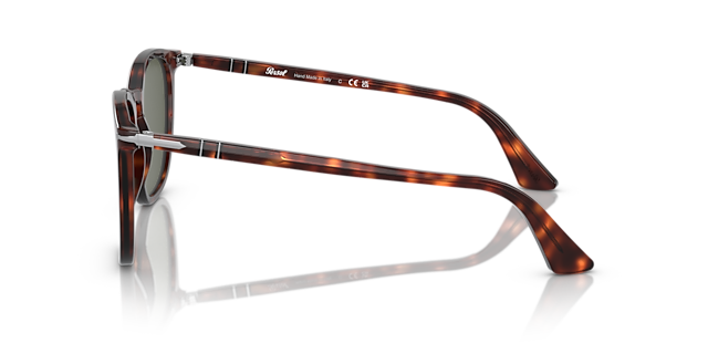 PO3316S Havana AcetaatSunglass Frames van B24, Zijaanzicht