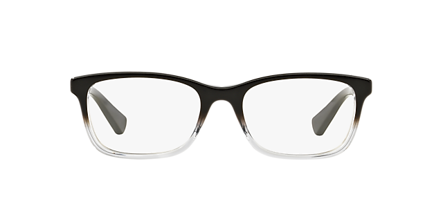 RA7069 Zwart AcetaatEyeglass Frames van B24, Vooraanzicht