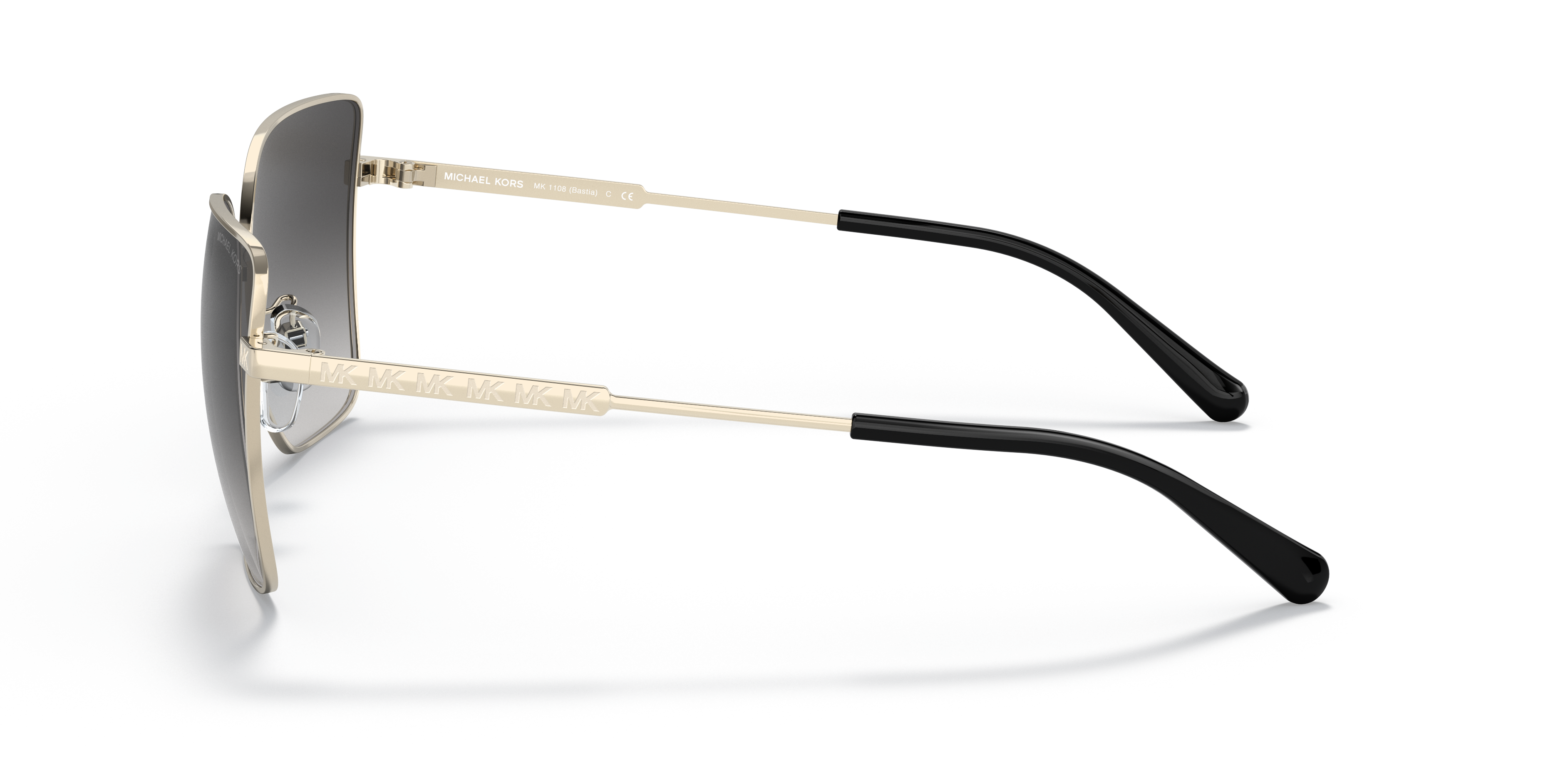 MK1108 Hellgold MetallSunglass Frames von B24, Seitenansicht