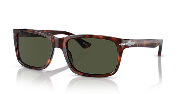 PO3048S Havana AcetaatSunglass Frames van B24, Hoekweergave