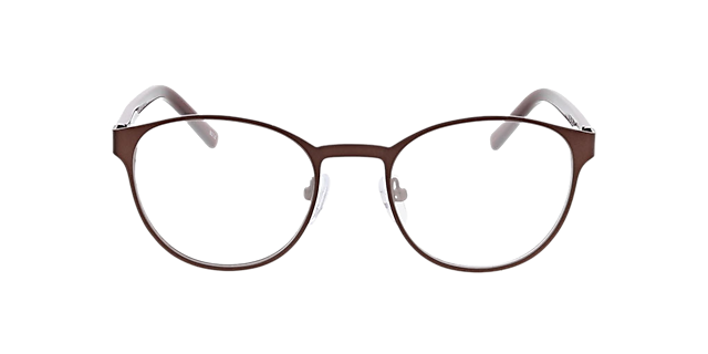 Lima Mat bordeauxrood MetaalEyeglass Frames van B24, Vooraanzicht