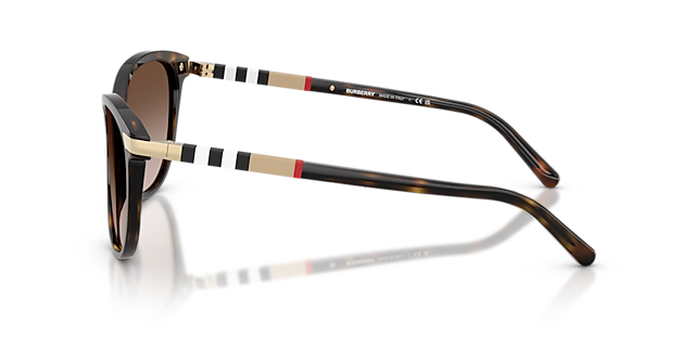 BE4216 Donker Havana AcetaatSunglass Frames van B24, Zijaanzicht