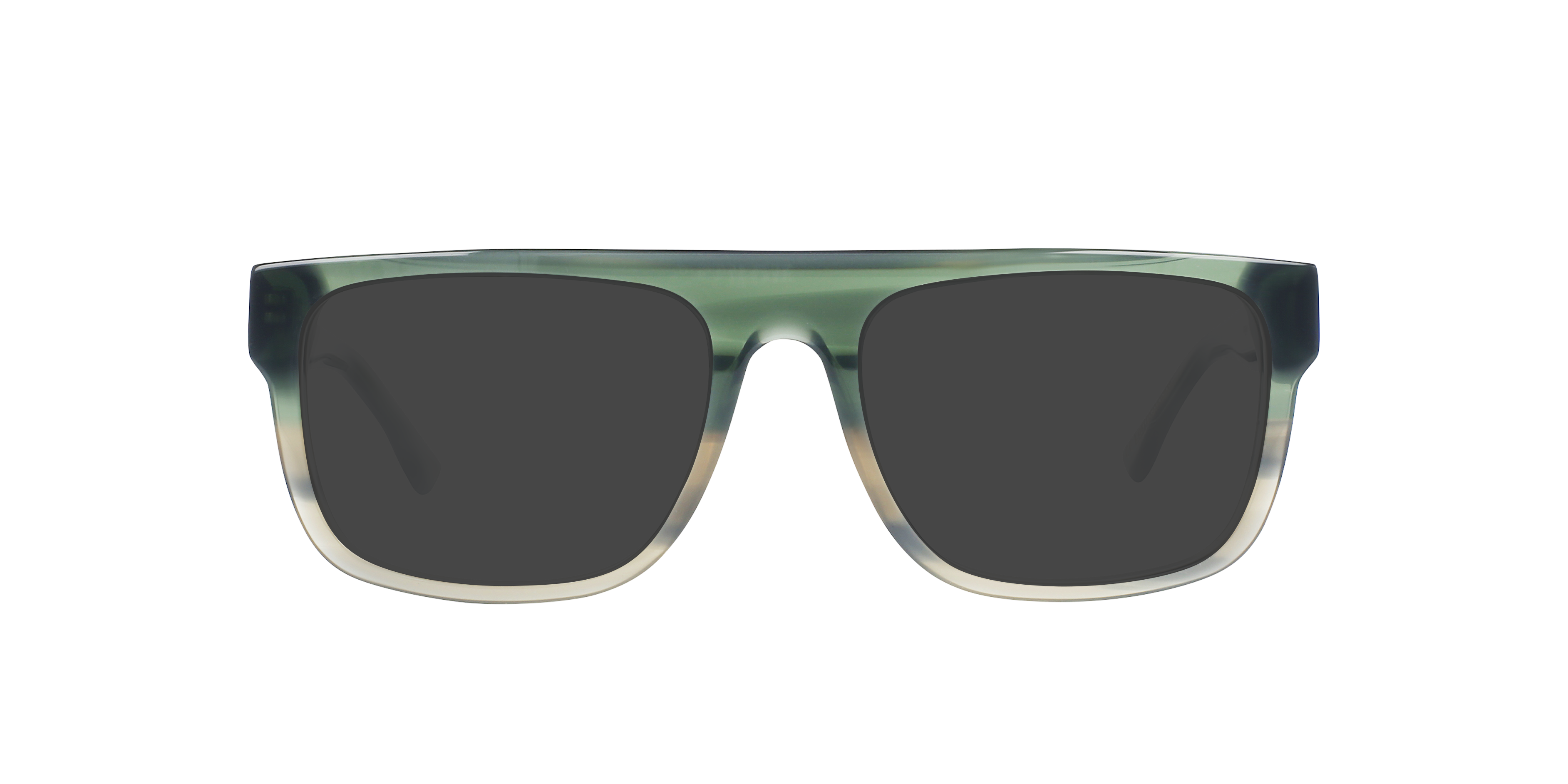 Jagger Khaki Fade AcetatEyeglass Frames von B24, mit getönten Gläsern