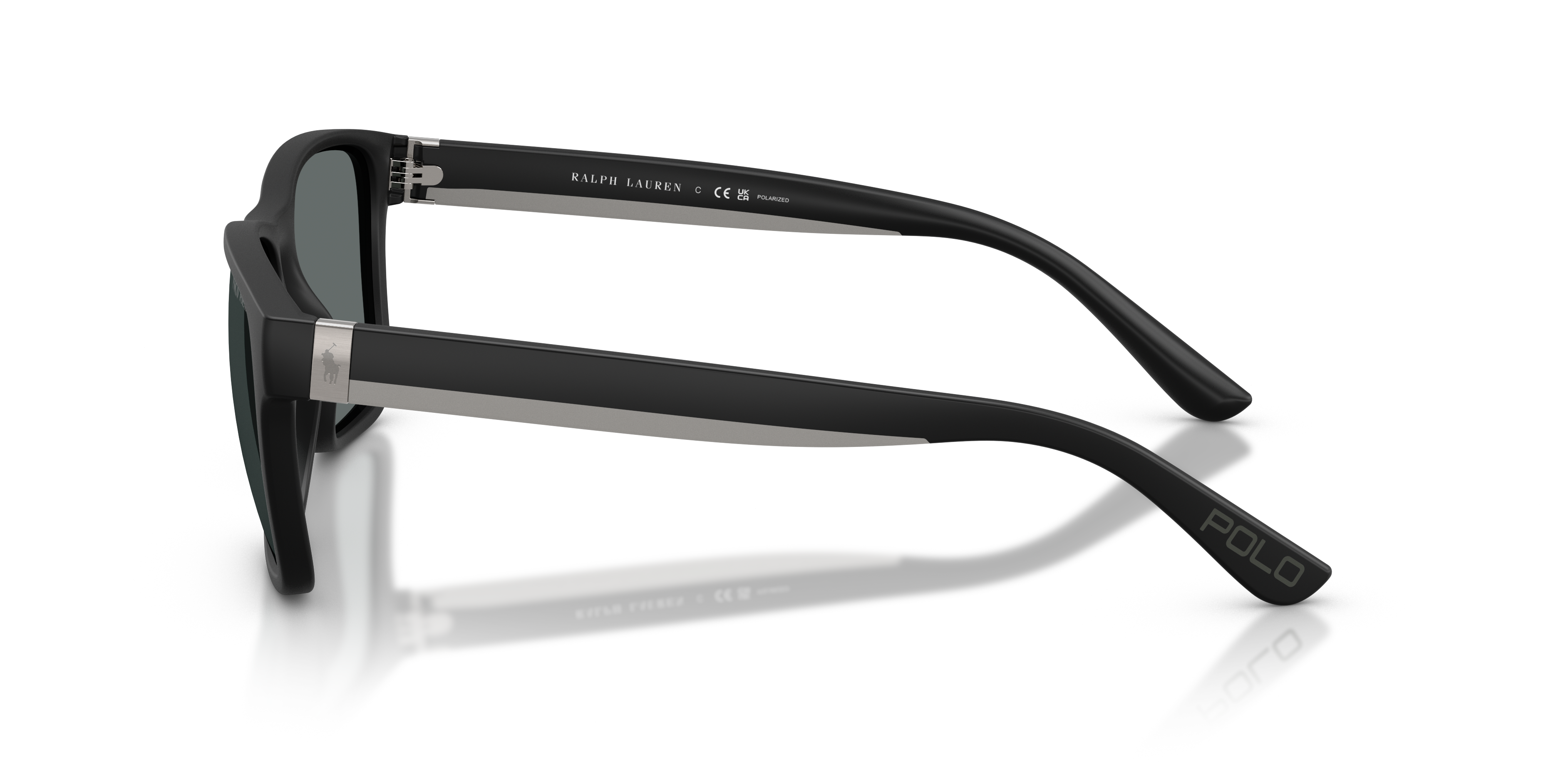 PH4229U Matt Schwarz KunststoffSunglass Frames von B24, Seitenansicht