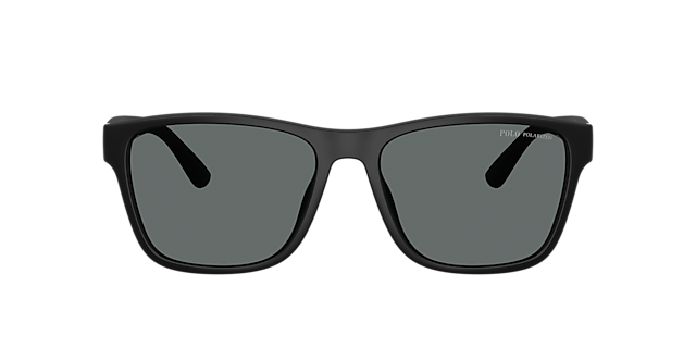 PH4229U Matzwart KunststofSunglass Frames van B24, met getinte lenzen