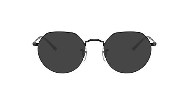 RB6465 Schwarz MetallEyeglass Frames von B24, mit getönten Gläsern