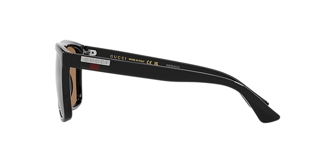 GG0748S Glanzend goud KunststofSunglass Frames van B24, Zijaanzicht