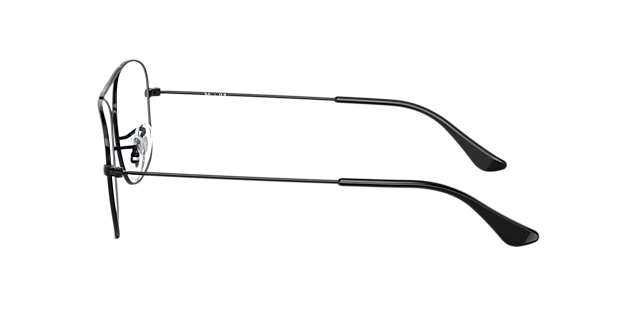 RB6499 Schwarz MetallEyeglass Frames von B24, Seitenansicht