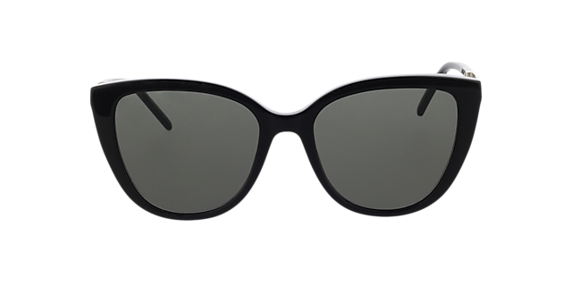 SL M70-002 Schwarz AcetatSunglass Frames von B24, Vorderansicht