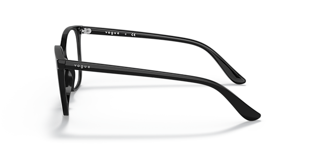 VO5356 Schwarz KunststoffEyeglass Frames von B24, Seitenansicht