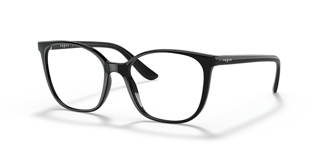 VO5356 Schwarz KunststoffEyeglass Frames von B24, Dreiviertelansicht