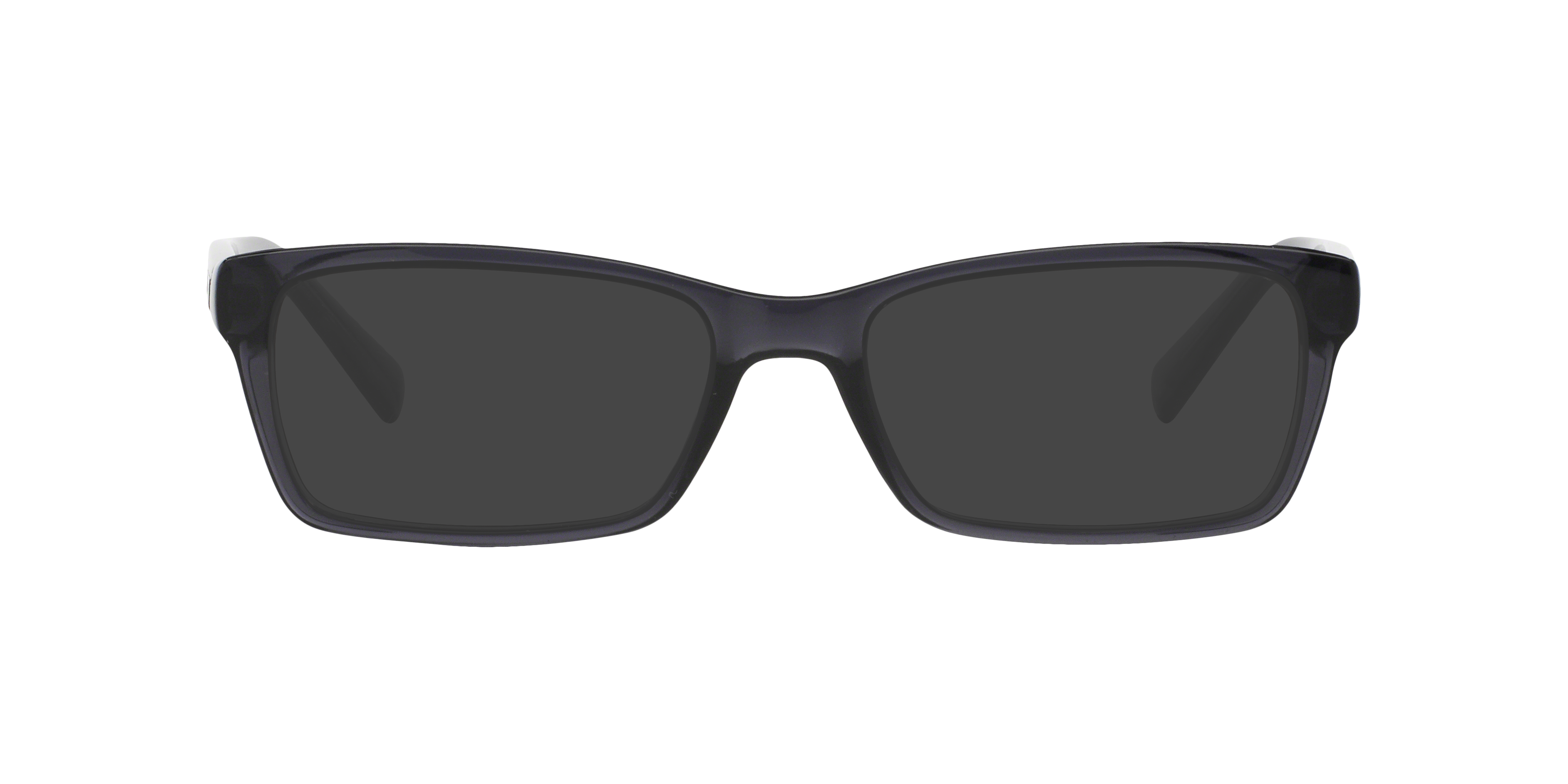 AX3007 Glanzend Transparant Grijs KunststofEyeglass Frames van B24, met getinte lenzen