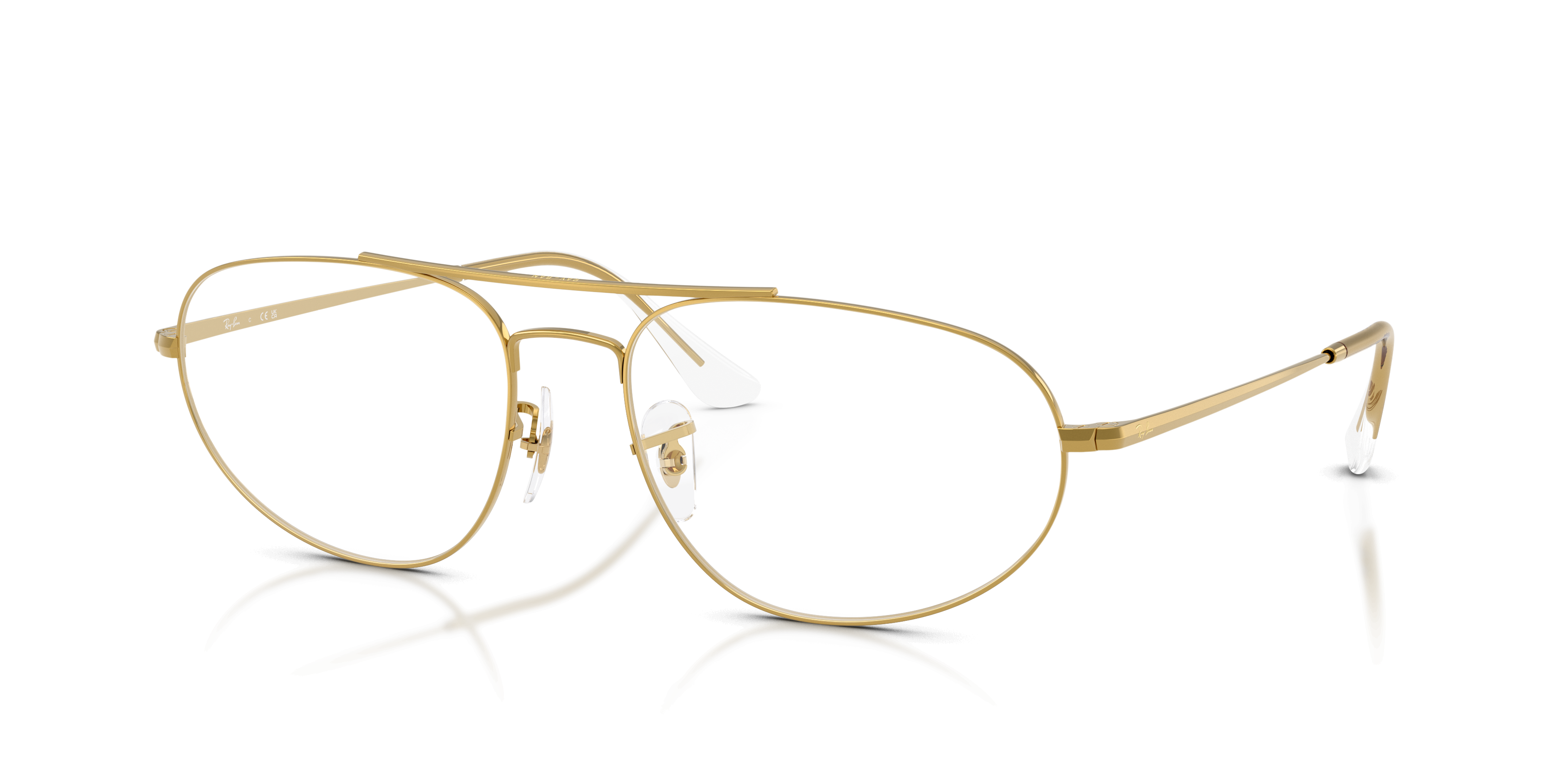 RB6645 Legend Gold MetaalEyeglass Frames van B24, Hoekweergave