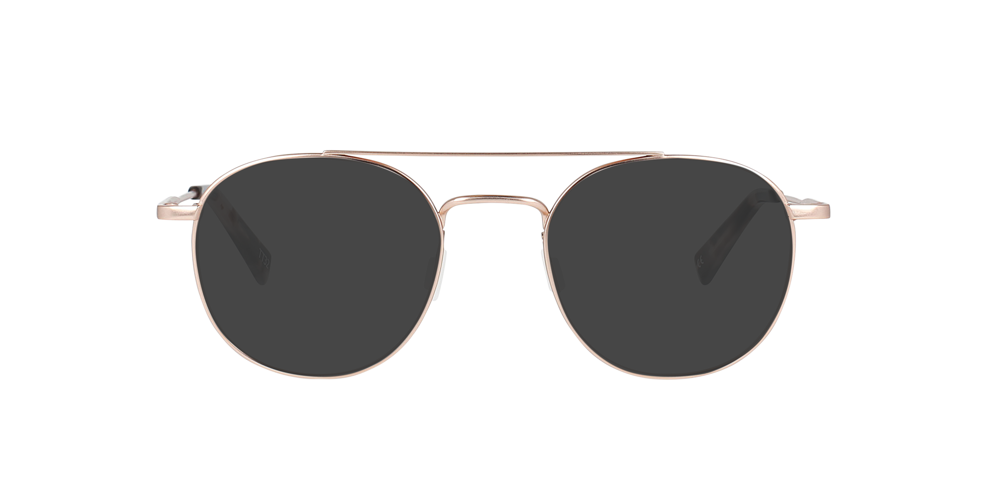 Merlin Rose Gold Titanium TitanEyeglass Frames von B24, mit getönten Gläsern