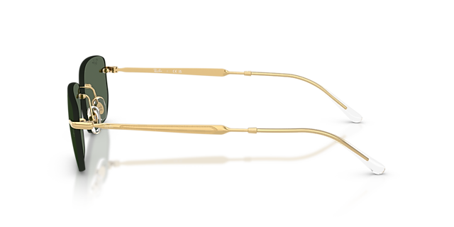 RB3768 Arista Gold MetallSunglass Frames von B24, Seitenansicht