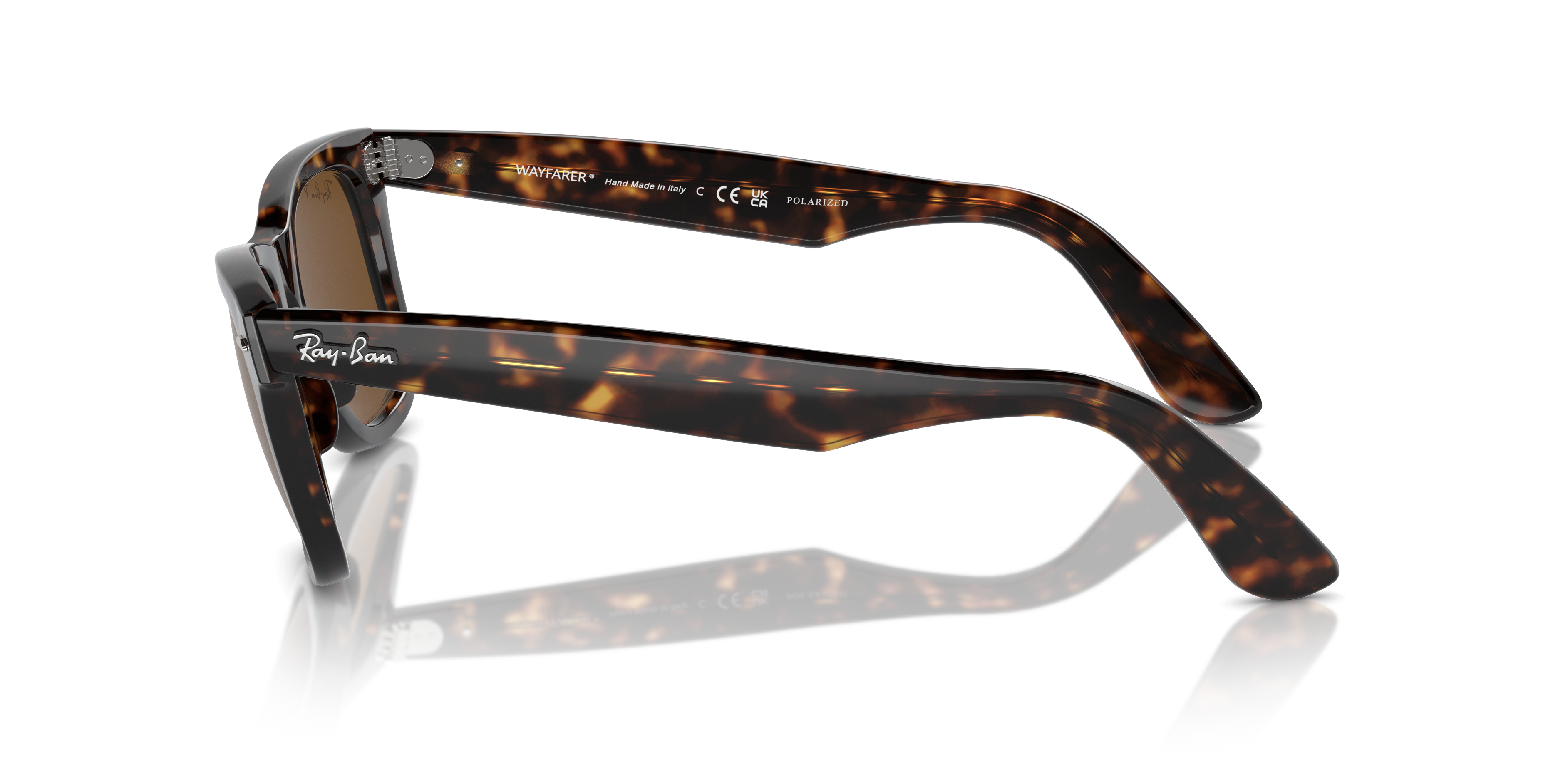 RB2140 Tortoise AcetatSunglass Frames von B24, Seitenansicht