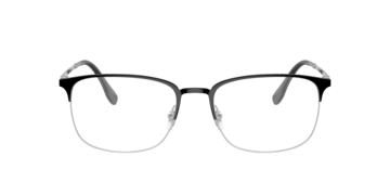 Zwart op zilver RB6494 -  Metaal Brillen