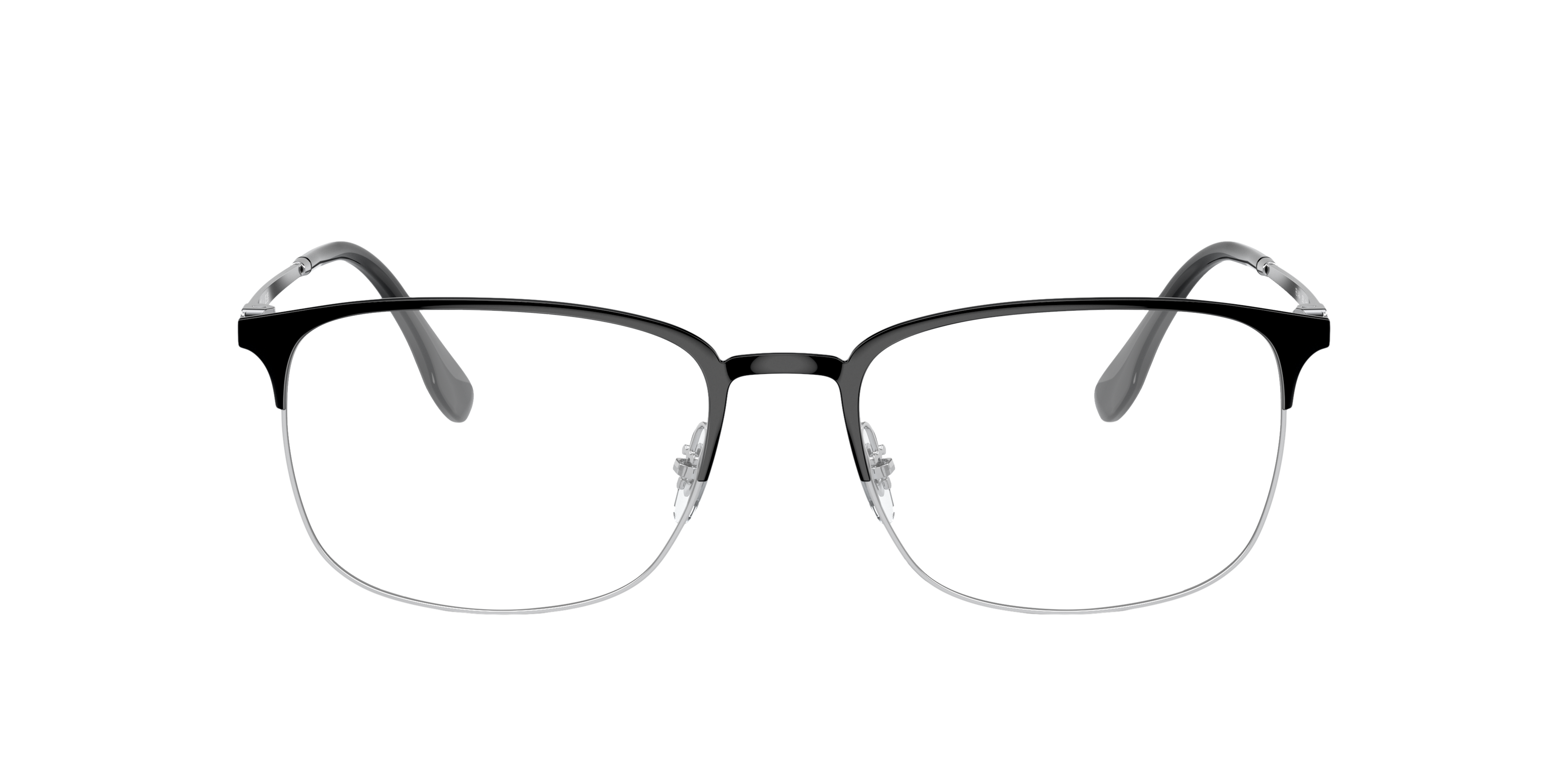 Ray-Ban 8056597840705 Schwarz Auf Silber/black On Silver/black, Size: Large
