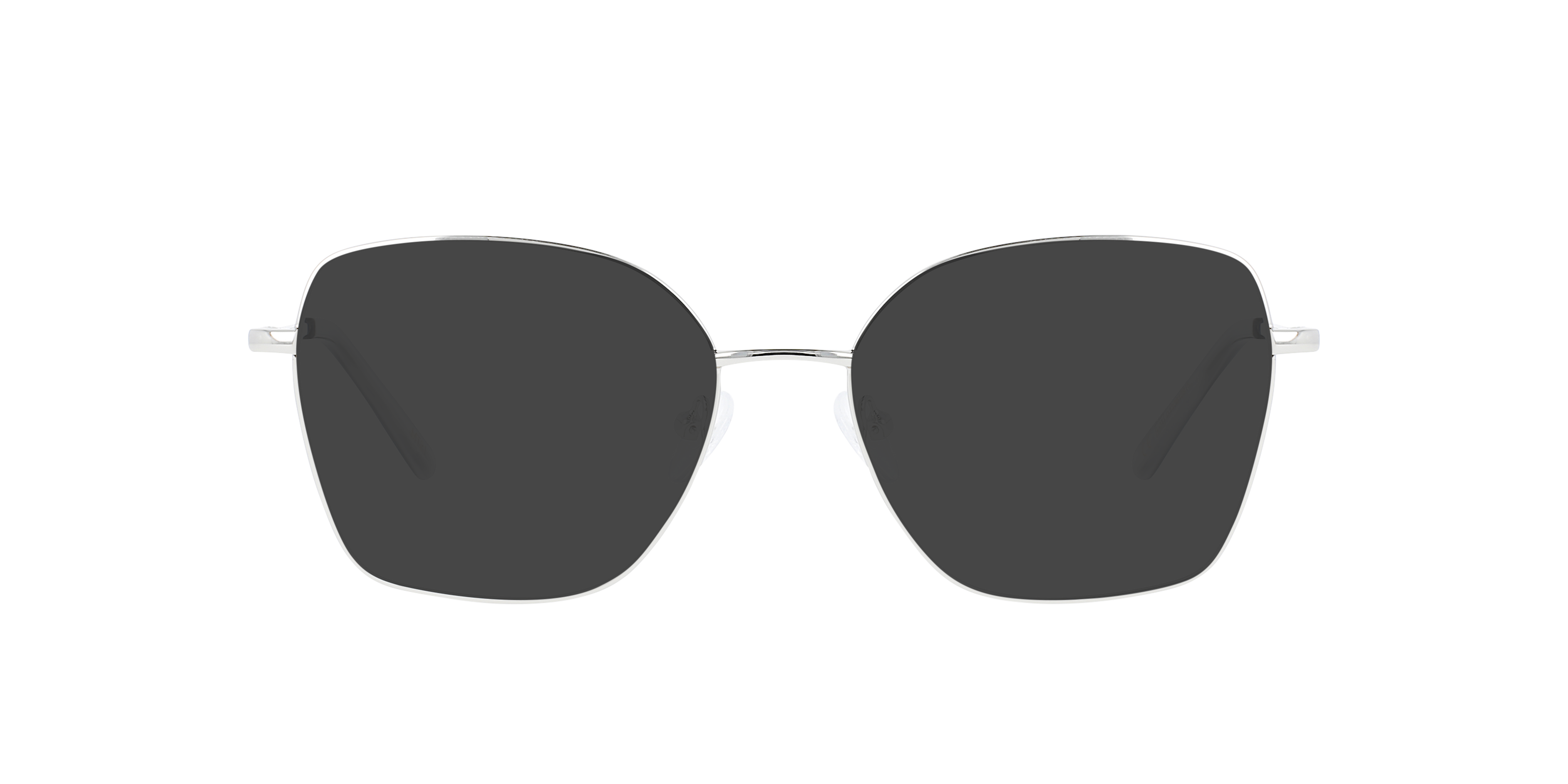 Lotte Silver Metal MetallEyeglass Frames von B24, mit getönten Gläsern