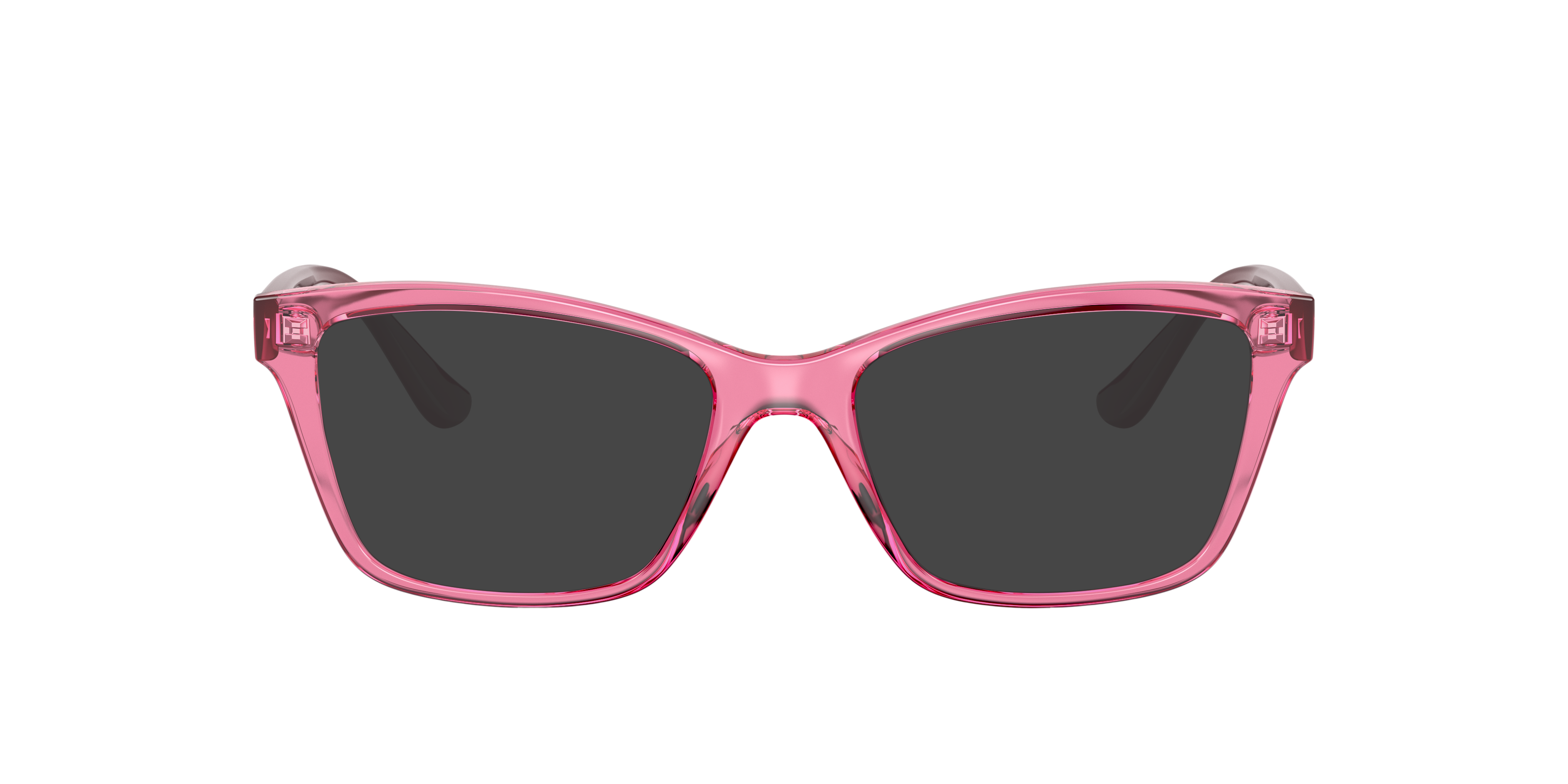 VO5420 Kirschrot transparent KunststoffEyeglass Frames von B24, mit getönten Gläsern