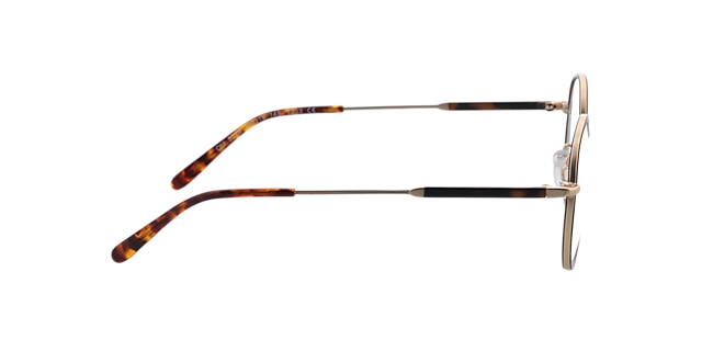 Mallow Goud  &  Havana MetaalEyeglass Frames van B24, Zijaanzicht