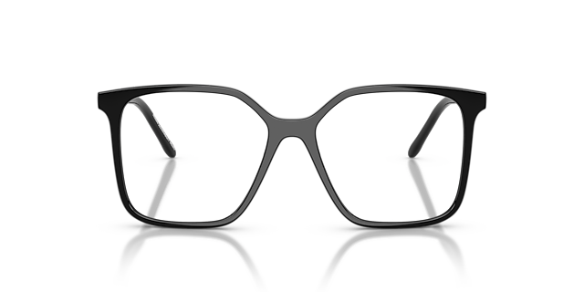 AX3132 Schwarz glänzend KunststoffEyeglass Frames von B24, Vorderansicht