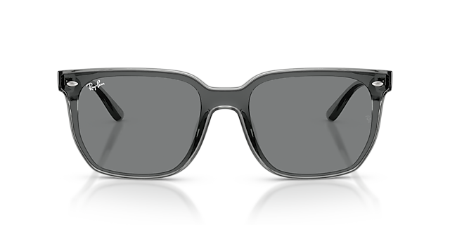 RB4466D Grau transparent KunststoffSunglass Frames von B24, Vorderansicht