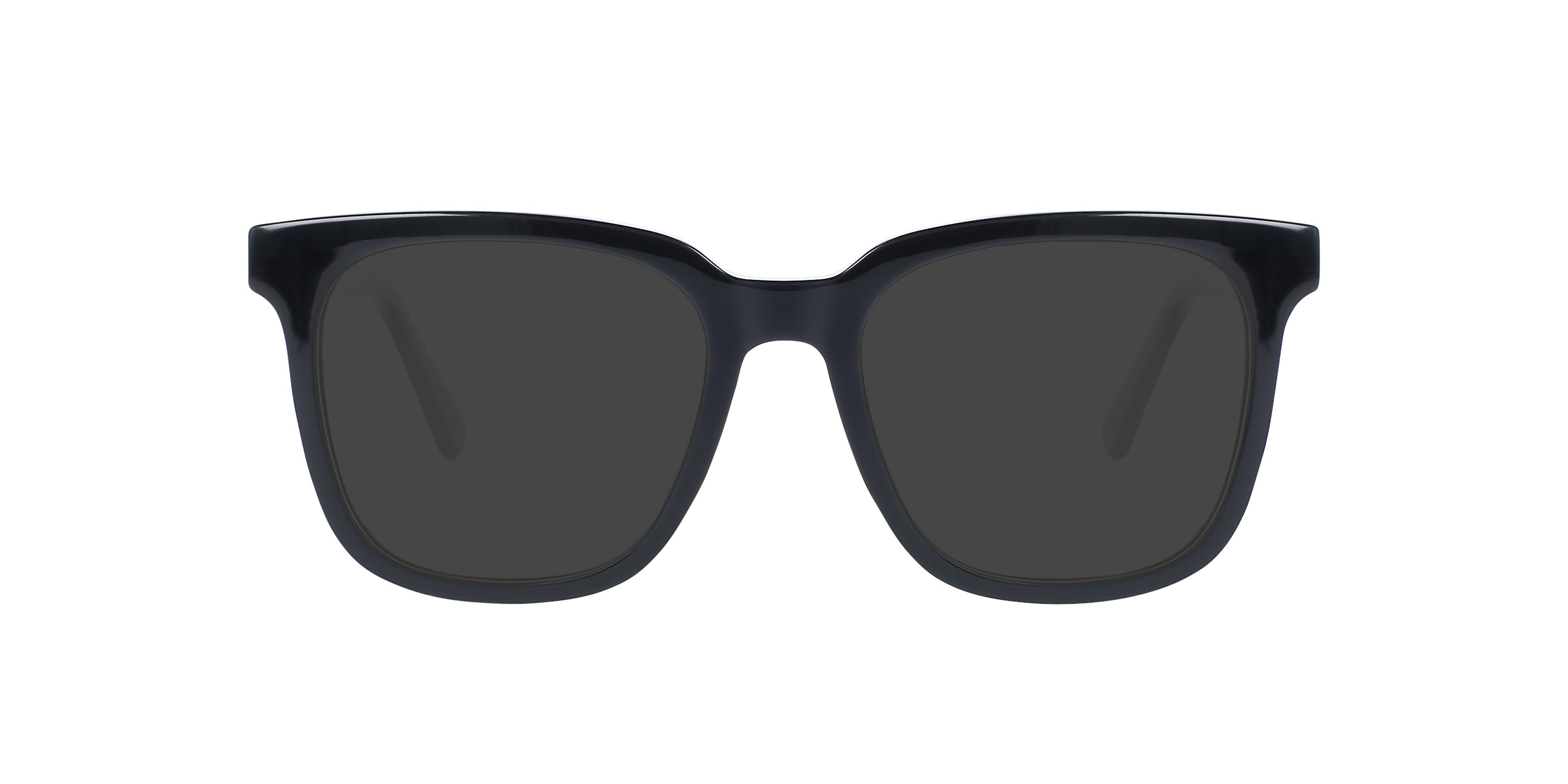 Stella Jet Black AcetaatEyeglass Frames van B24, met getinte lenzen