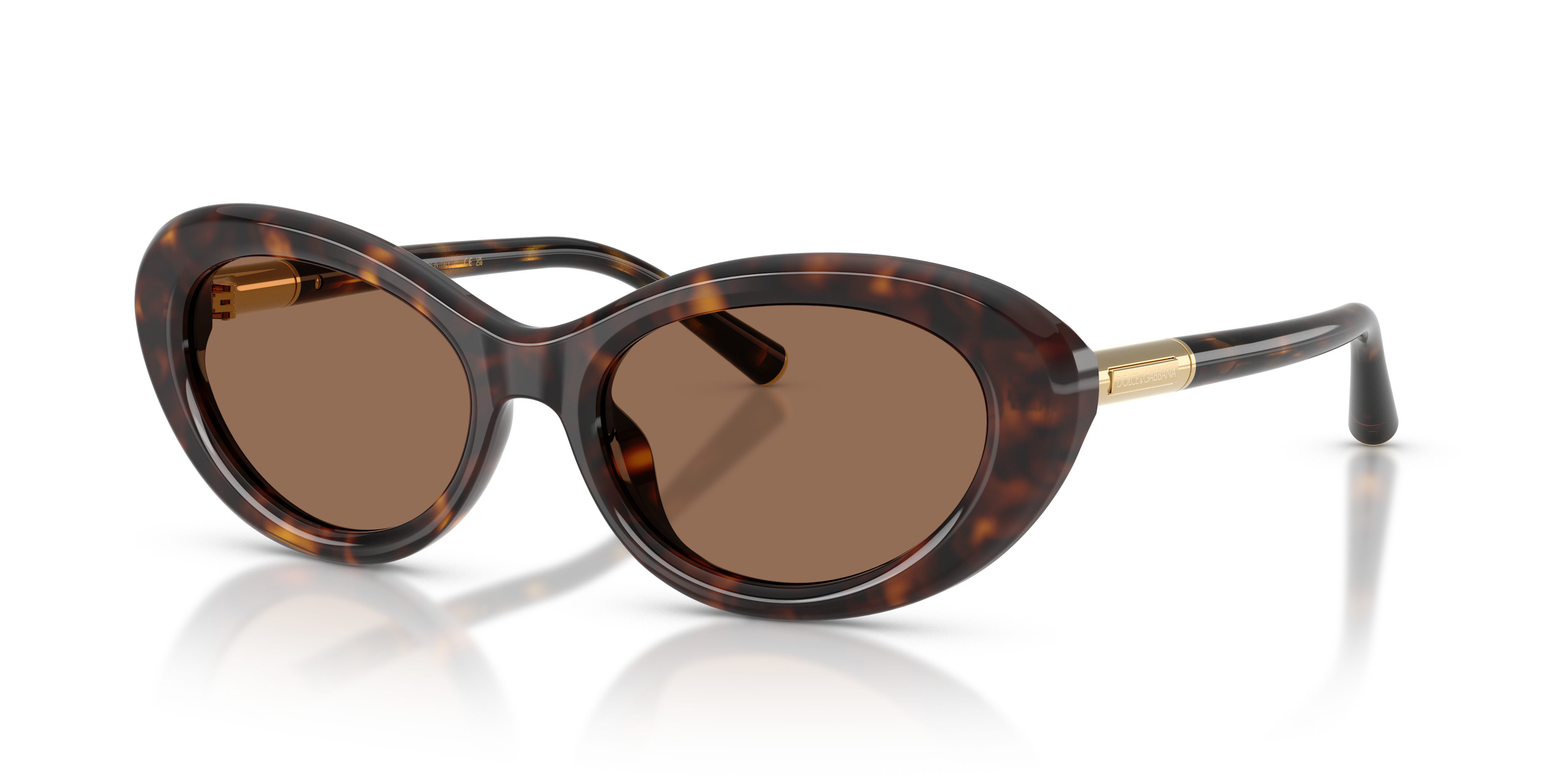 DG4519 Havana AcetaatSunglass Frames van B24, Hoekweergave
