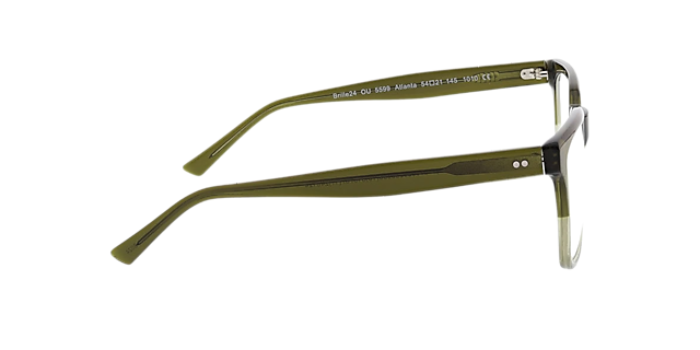 Atlanta Grün Verlauf AcetatEyeglass Frames von B24, Seitenansicht