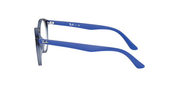RB1594 Optics Kids Blau transparent KunststoffEyeglass Frames von B24, Seitenansicht