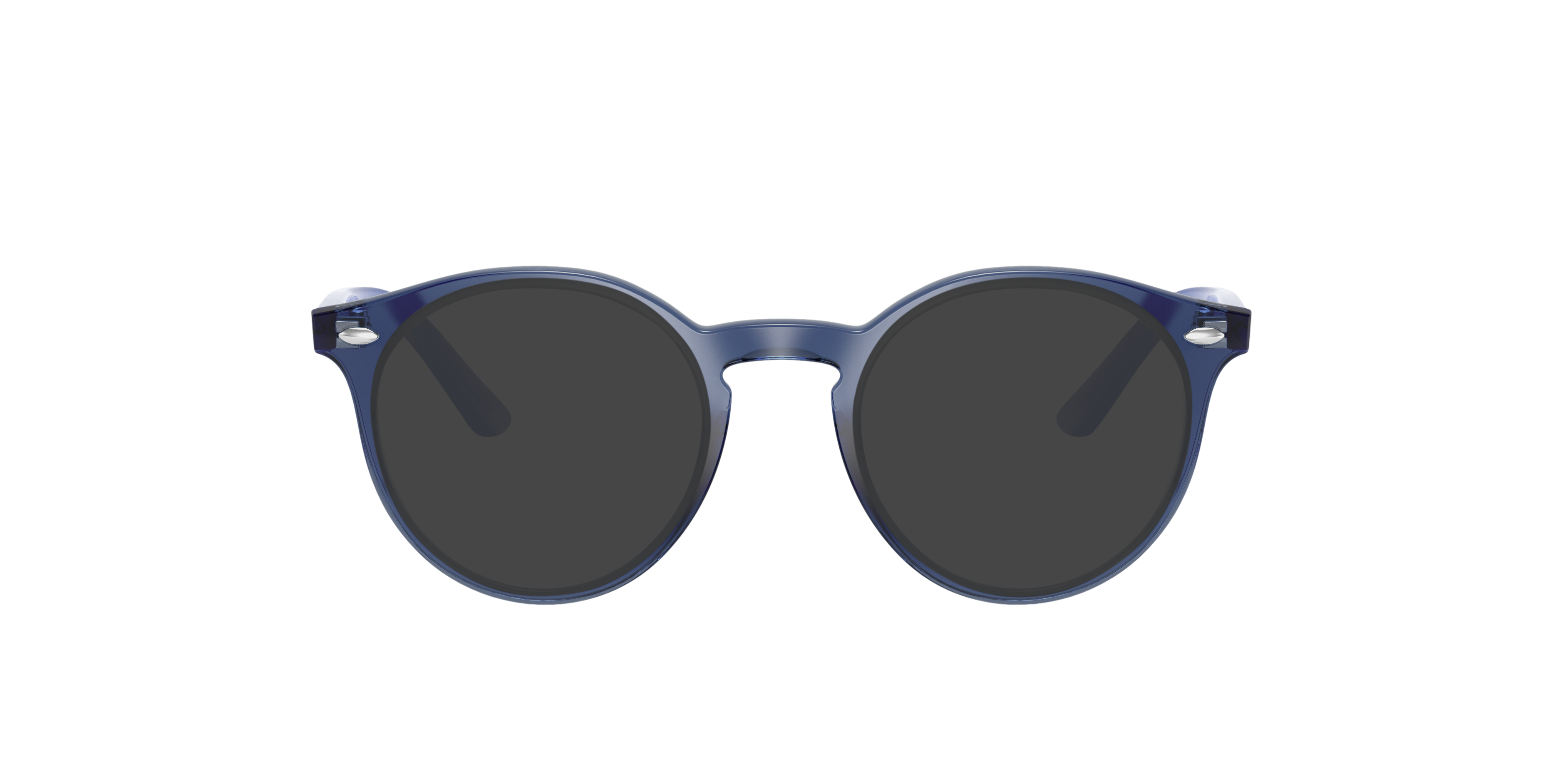 RB1594 Blau transparent KunststoffEyeglass Frames von B24, mit getönten Gläsern